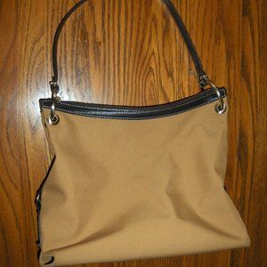 Antonio Melani Tan Hobo Shoulder Bag Handbag